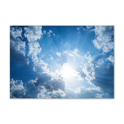 Quadro su vetro Nuvole nel cielo