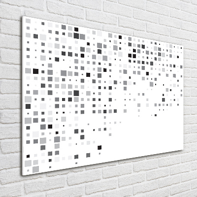 Quadro vetro Quadrati di astrazione