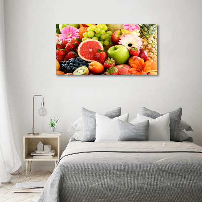 Quadro vetro Frutti colorati