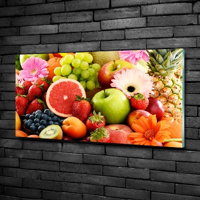 Quadro vetro Frutti colorati