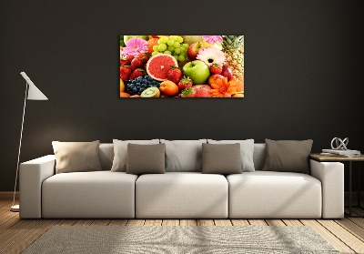 Quadro vetro Frutti colorati