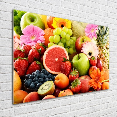 Quadro vetro Frutti colorati