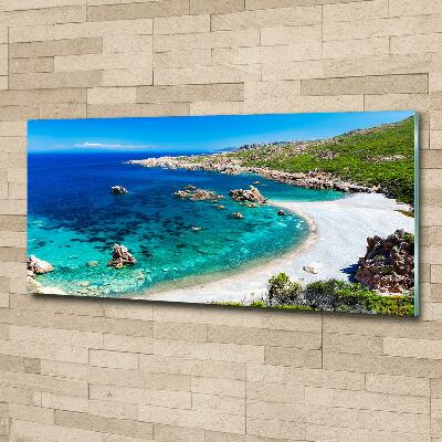 Quadro vetro Baia di mare