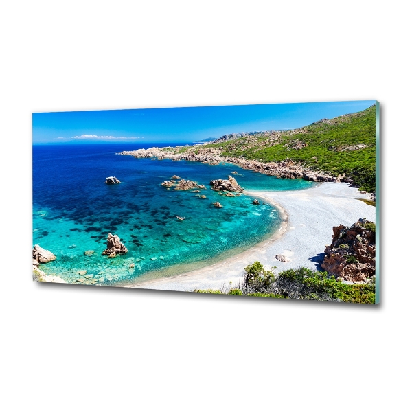 Quadro vetro Baia di mare