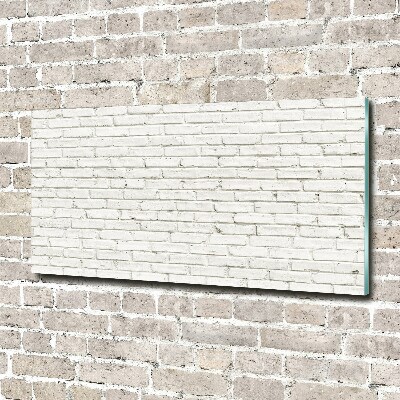 Quadro in verde Muro di mattoni