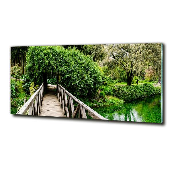 Quadro vetro Ponte sul fiume