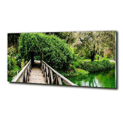 Quadro vetro Ponte sul fiume