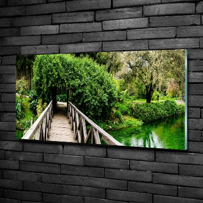 Quadro vetro Ponte sul fiume