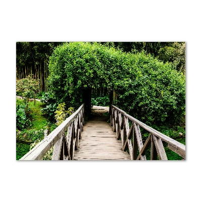 Quadro vetro Ponte sul fiume