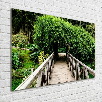 Quadro vetro Ponte sul fiume