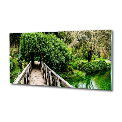 Quadro vetro Ponte sul fiume