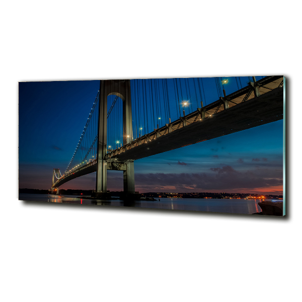 Quadro su vetro Ponte di Brooklyn