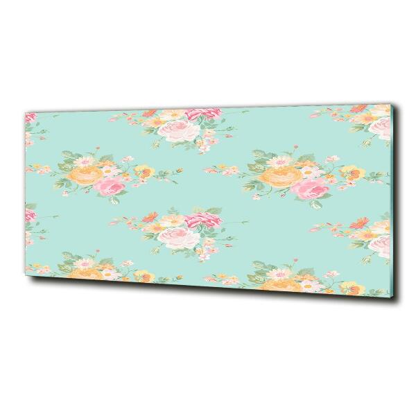 Quadro vetro Motivo floreale