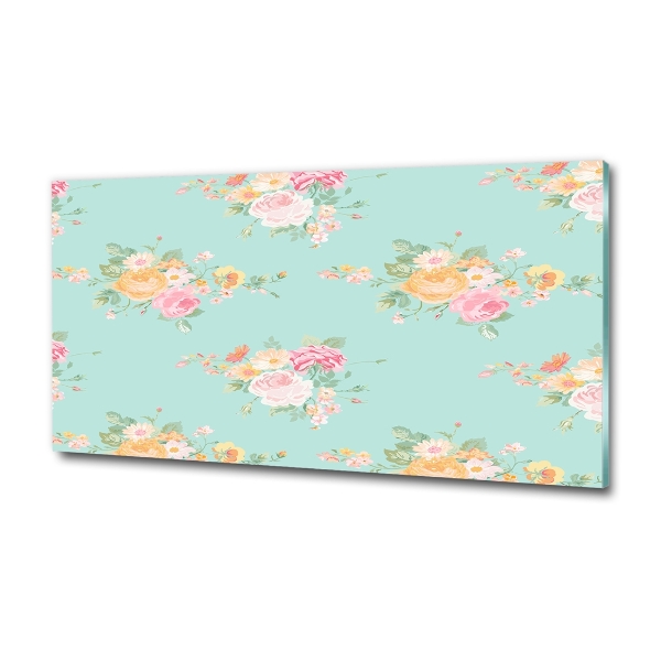 Quadro vetro Motivo floreale