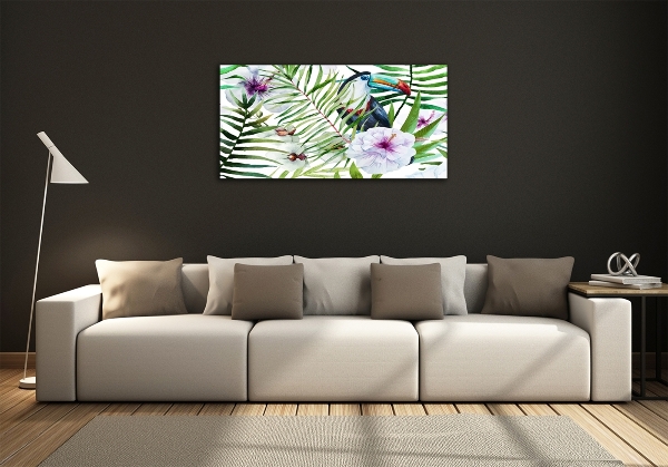 Quadro vetro Tucano tropicale