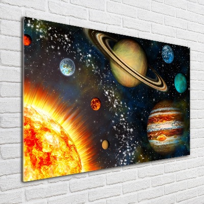 Quadro vetro Sistema solare
