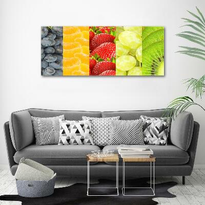 Quadro su vetro Frutti colorati
