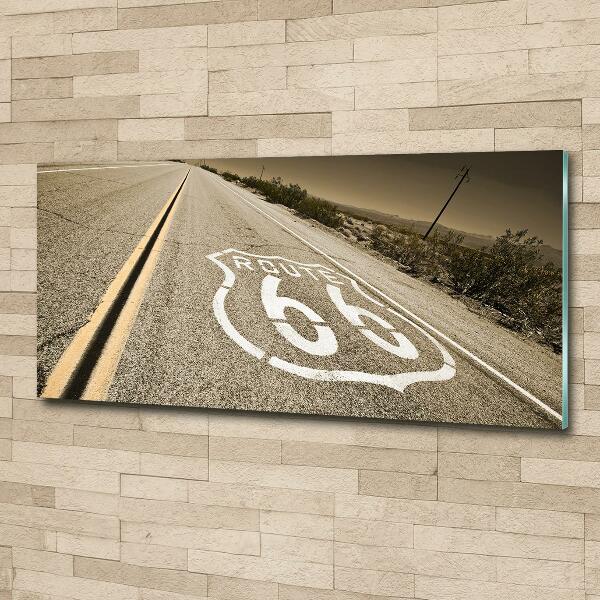 Quadro su vetro Strada in California