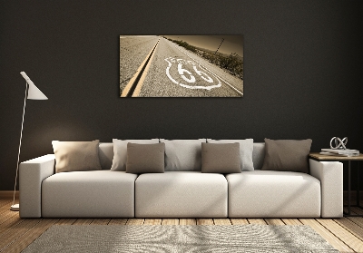 Quadro su vetro Strada in California