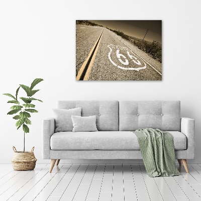 Quadro su vetro Strada in California