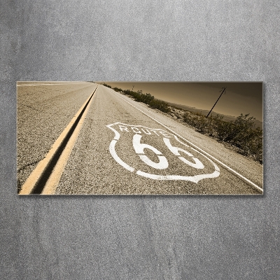 Quadro su vetro Strada in California