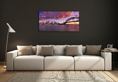 Quadro vetro Ponte di Sydney