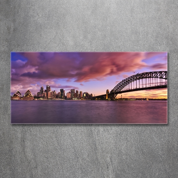 Quadro vetro Ponte di Sydney