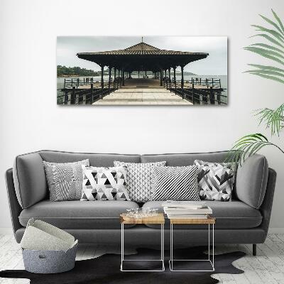 Quadro su vetro Molo di Hong Kong