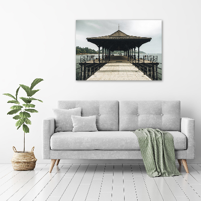 Quadro su vetro Molo di Hong Kong