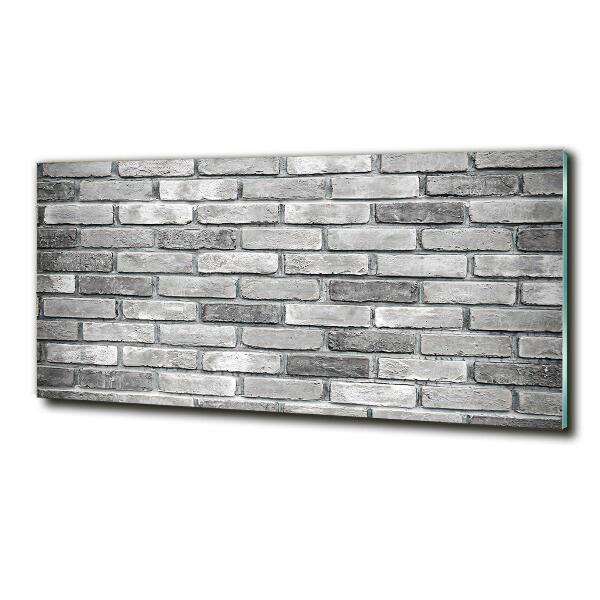 Quadro vetro Muro di mattoni