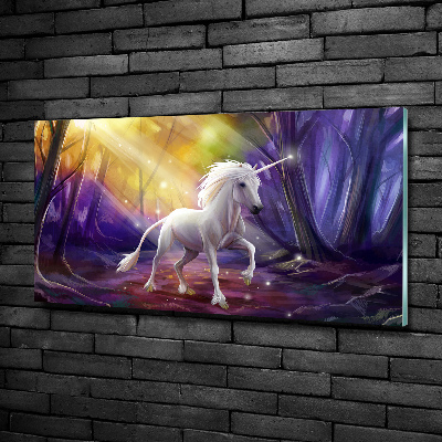 Quadro vetro Unicorno