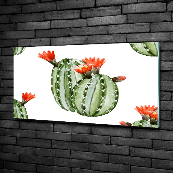 Quadro su vetro Cactus