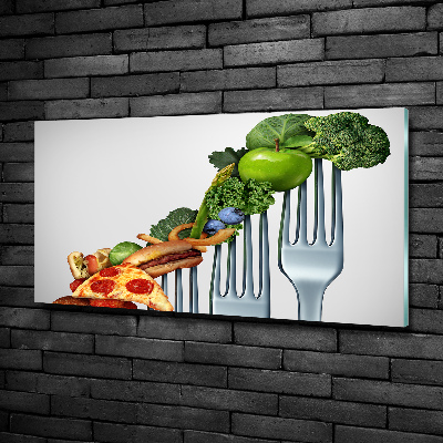 Quadro su vetro Progressi nella dieta