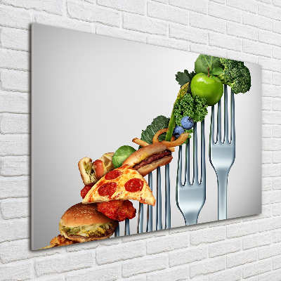 Quadro su vetro Progressi nella dieta