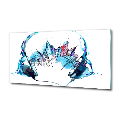 Quadro in vetro Suoni della città
