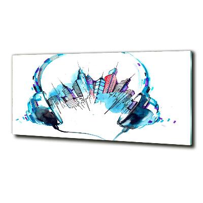 Quadro in vetro Suoni della città