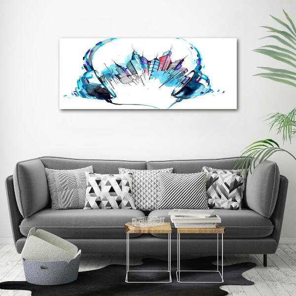 Quadro in vetro Suoni della città