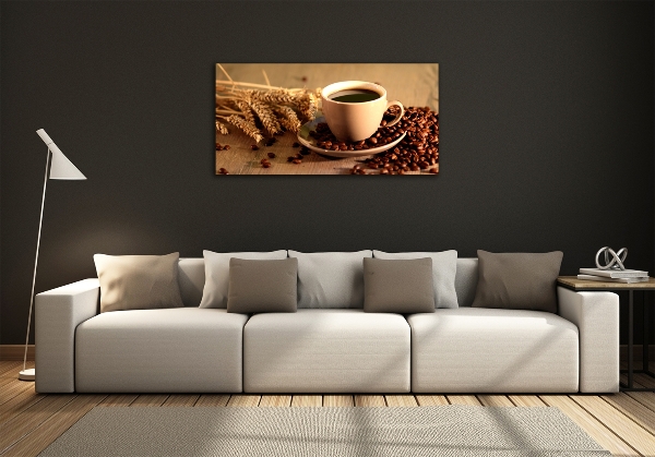 Quadro su vetro Caffè aromatico