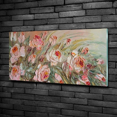 Quadro su vetro Rose