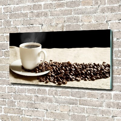 Quadro vetro Caffè aromatico