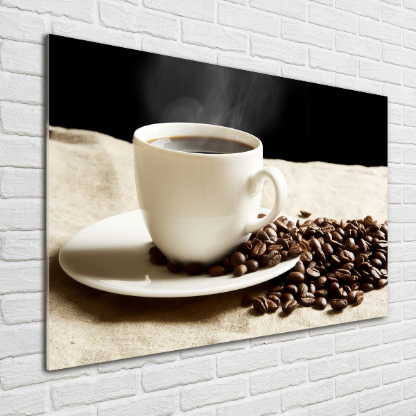 Quadro vetro Caffè aromatico