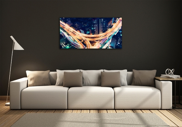 Quadro in verde Autostrada di Tokyo