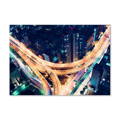 Quadro in verde Autostrada di Tokyo