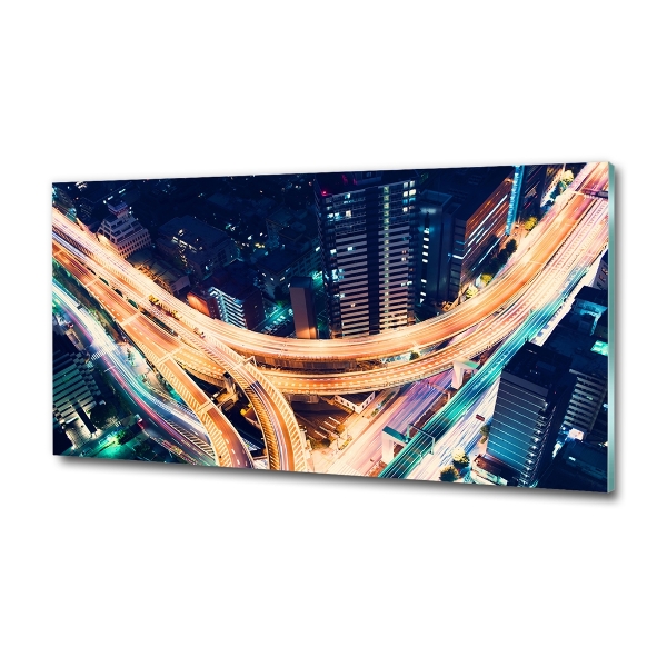 Quadro in verde Autostrada di Tokyo