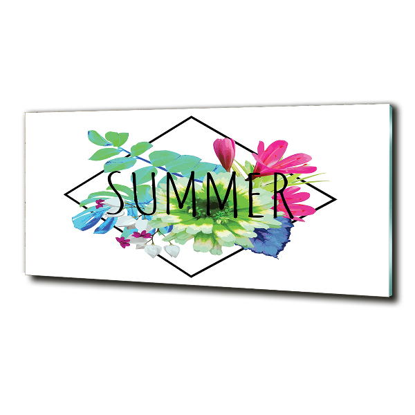 Quadro in vetro Estate