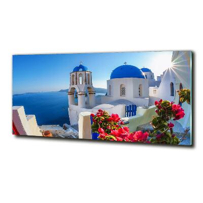 Quadro su vetro Santorini, Grecia
