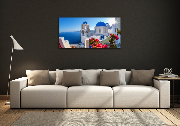 Quadro su vetro Santorini, Grecia