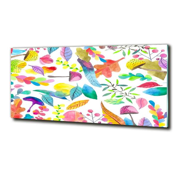 Quadro su vetro Motivo floreale