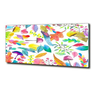 Quadro su vetro Motivo floreale