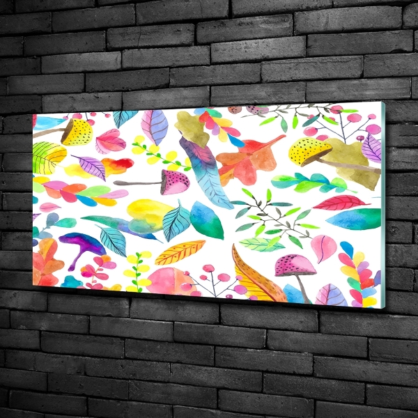 Quadro su vetro Motivo floreale